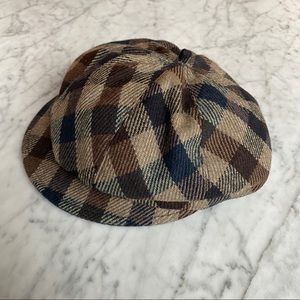 Eric Javits Wool Mod Newsboy Cap Plaid Hat
